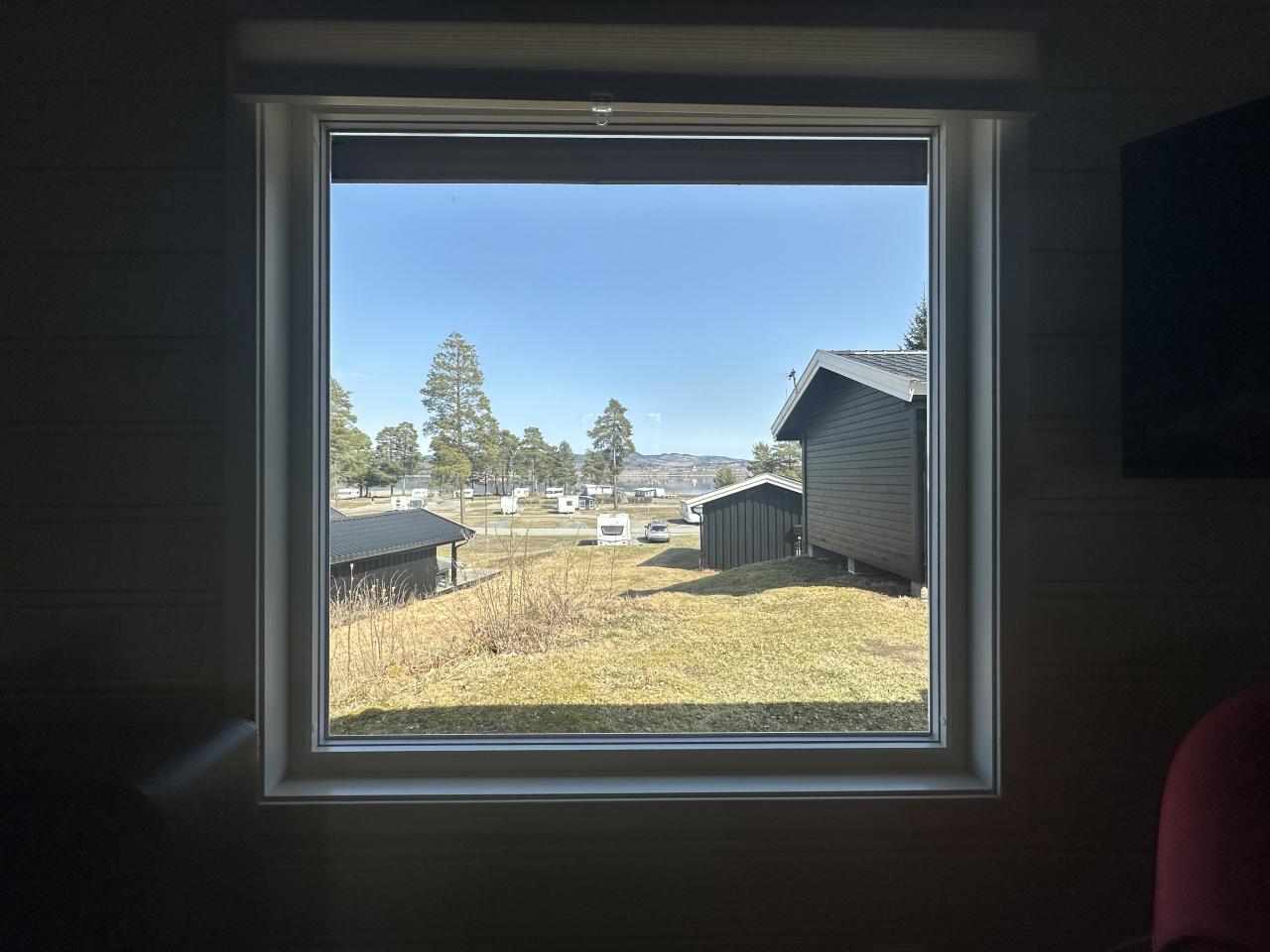 Utsikt fra hytte 33